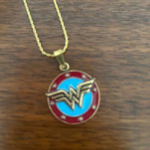 Alex & Ani Wonder Woman Adjustable Yellow Gold Necklace